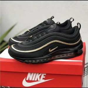 Nike Air Max 97 Black ‘Metallic Gold’ Size 9.5 Men’s